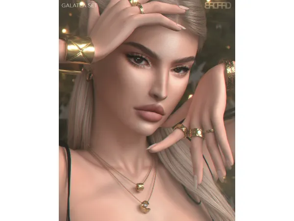 Alpha GALATEA SET by bradfordsims - The Sims 4 Custom Content