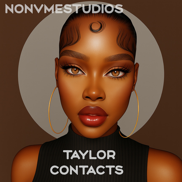 Alpha Taylor Contacts by simsfinds - The Sims 4 Custom Content