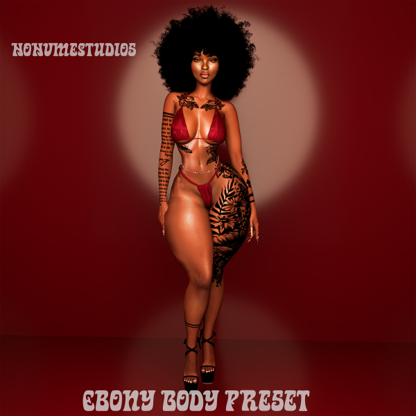 Mix Ebony Preset by simsfinds - The Sims 4 Custom Content