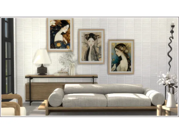 Mix Kenza Art Deco Paintings - The Sims 4 Custom Content