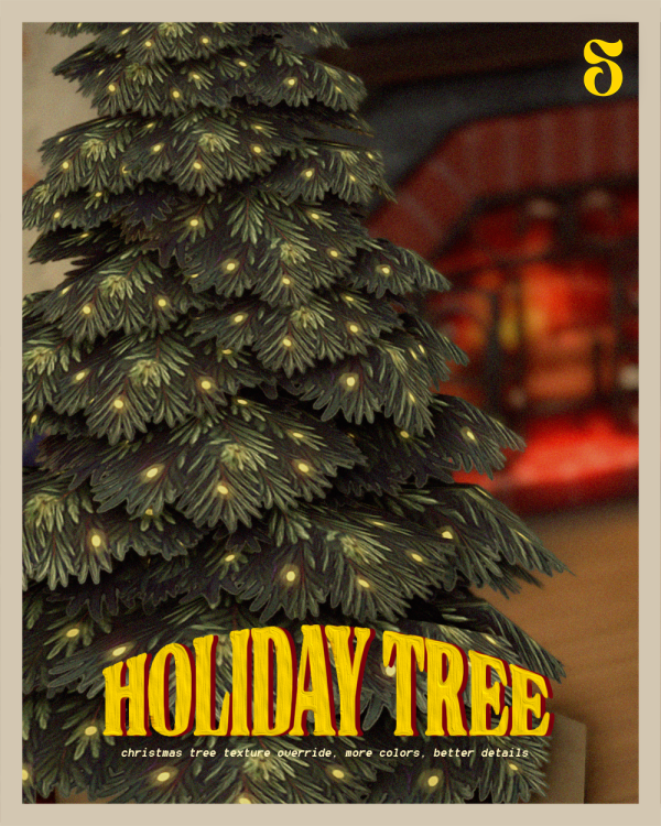 Maxis Match HOLIDAY TREE by simsfinds - The Sims 4 Custom Content