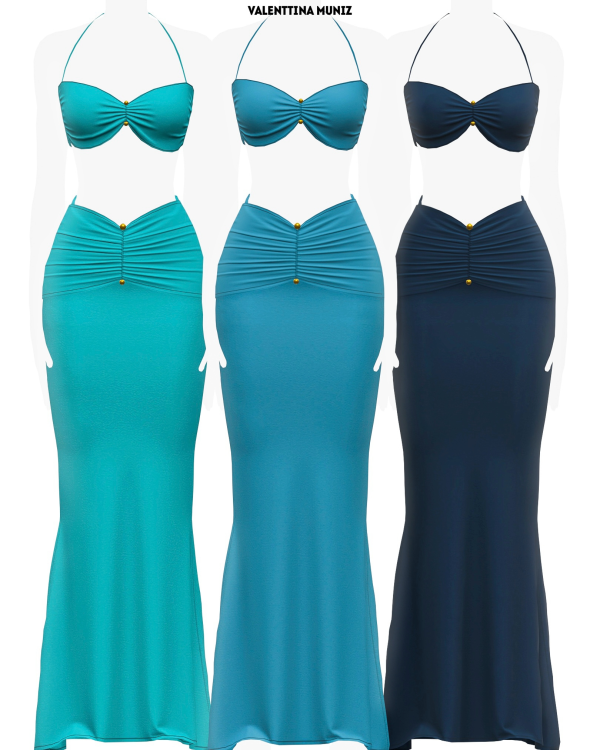 Alpha Marina Dress Valenttina Muniz Custom Content by valentinamuniz - The Sims 4 Custom Content