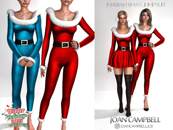 MARIAH XMAS JUMPSUIT by Joan_Campbell_Beauty_