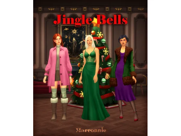Maxis Match Jingle Bells Set - The Sims 4 Custom Content