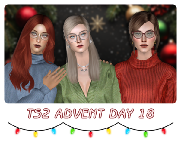 fakebloood 4t2 GiuliettaSims Glasses Set for female by simsfinds - The Sims 2 Custom Content