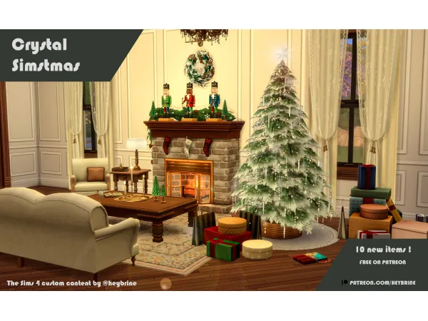 Maxis Match Crystal Simstmas Gift by HeyBrine - The Sims 4 Custom Content