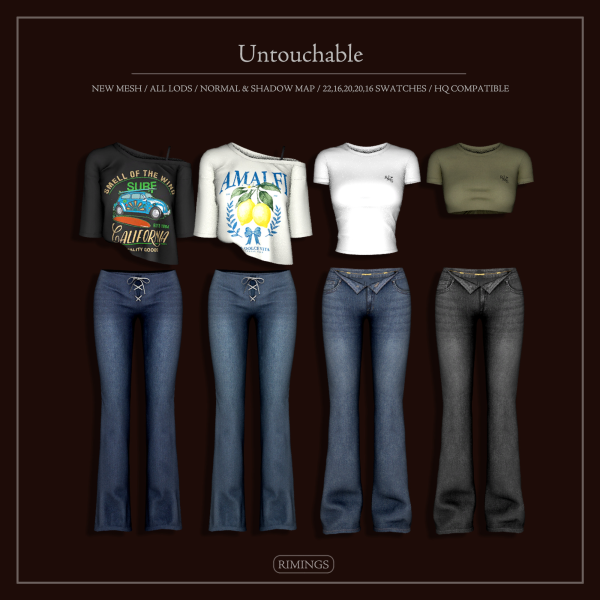 Alpha [RIMINGS] Untouchable by simsfinds - The Sims 4 Custom Content