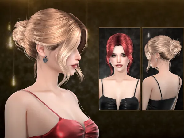 Alpha Heidi Hairstyle by modcollective - The Sims 4 Custom Content