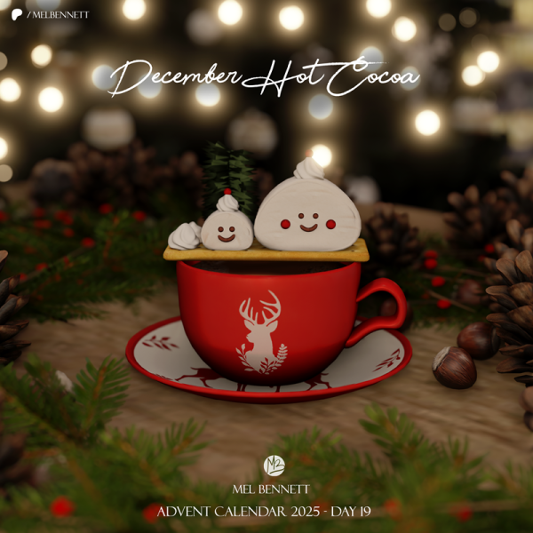 Mix Advent Calendar 2025 Day 19 December Hot Cocoa by melbennett - The Sims 4 Custom Content