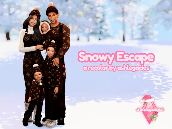 Maxis Match Snowy Escape Collection - The Sims 4 Custom Content