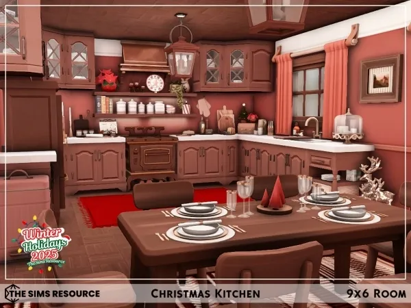 Mix Christmas Kitchen by sharon337 - The Sims 4 Custom Content