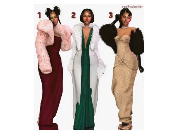 Alpha Wrapped in Fur Sim 4 Lookbook by reethesimmer - The Sims 4 Custom Content