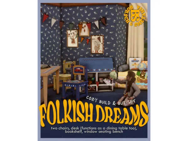 Folkish Dreams - CC Set by borschandsmetania