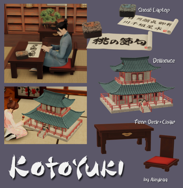 Mix KOTOYUKI by simsfinds - The Sims 4 Custom Content
