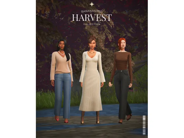 Maxis Match Harvest Collection by BananaSimss - The Sims 4 Custom Content