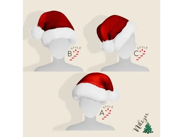 NILYN SANTA HOHO HAT u2013 Style A / B / C