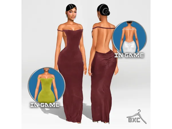 HOT BACKLESS DRESS by Baddiexsimmer