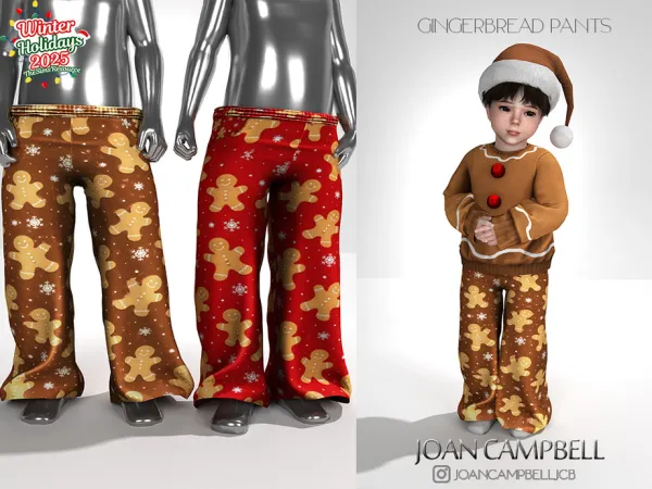 GINGERBREAD PANTS (TODDLER VERSION) by Joan_Campbell_Beauty_