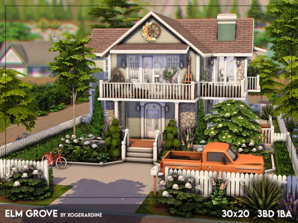 Maxis Match Elm Grove (NO ) by thesimsresource - The Sims 4 Custom Content