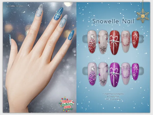 LMCS Snowelle Nail by Lisaminicatsims