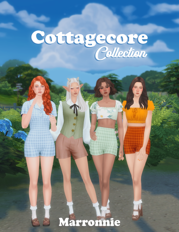 Maxis Match Cottagecore Collection by marronnie - The Sims 4 Custom Content