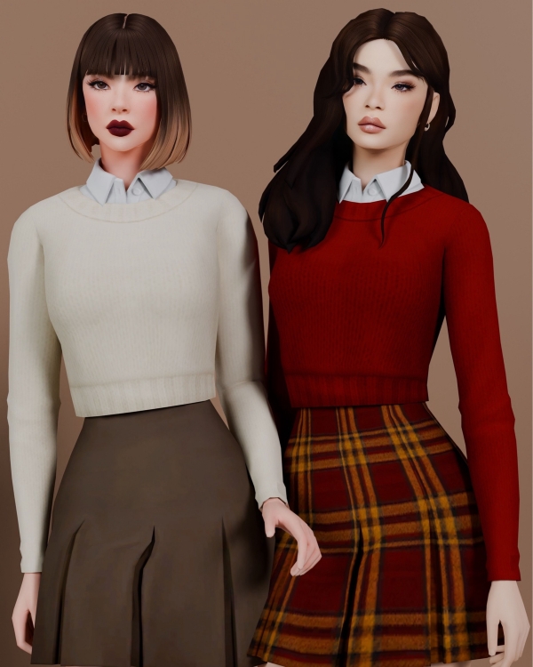 Maxis Match Witching Hour Knit - The Sims 4 Custom Content