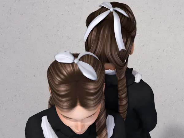 Alpha Christmas Past Hair Acc (Kids) - The Sims 4 Custom Content