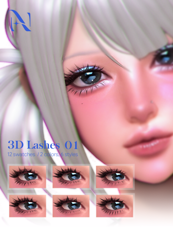 Mix 20251218 Makeup set by simsfinds - The Sims 4 Custom Content