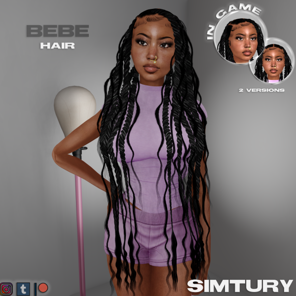 Alpha Bebe Nene by simsfinds - The Sims 4 Custom Content