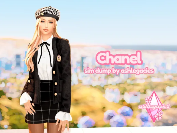 Maxis Match Sim Dump Chanel by ashlegacies - The Sims 4 Custom Content