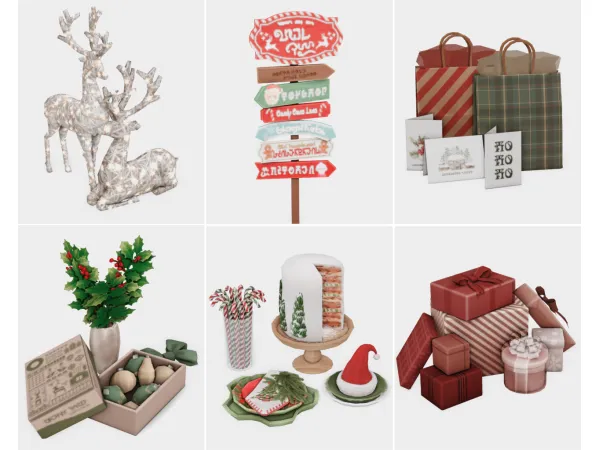 Maxis Match ho ho ho christmas must haves pt 1 sims 4 finds by boujeesimss - The Sims 4 Custom Content
