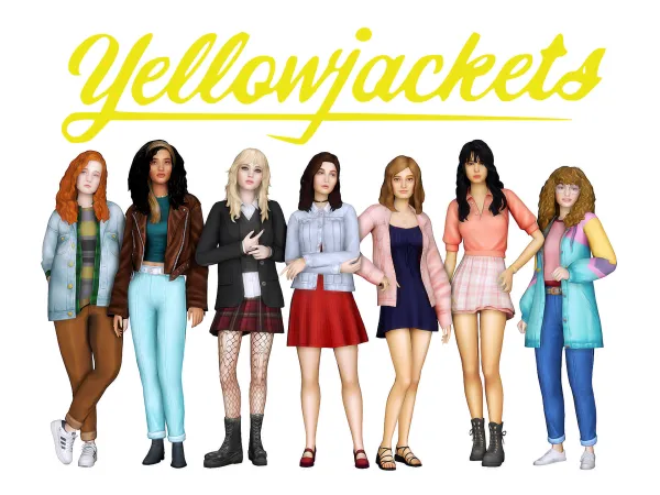 Maxis Match Yellowjackets by kamiiri - The Sims 4 Custom Content