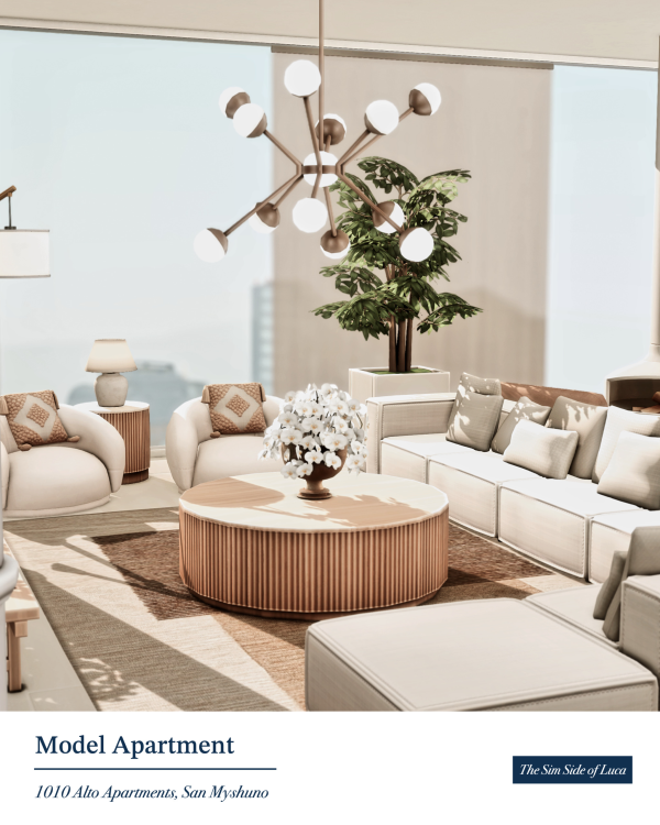 Mix Model Lawyer Apartment [1010 Alto Apt] San Myshuno by simsfinds - The Sims 4 Custom Content