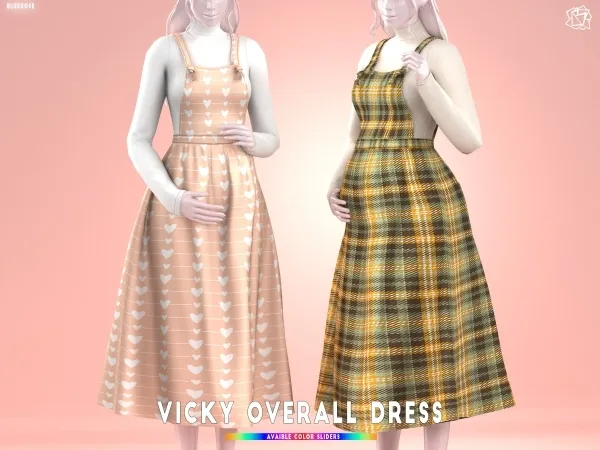 Vicky Overall Dress  -brsims