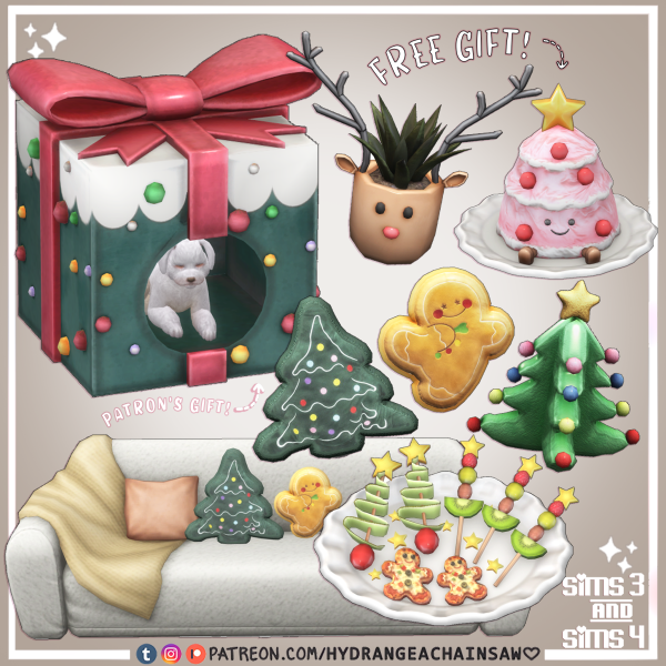 Maxis Match christmas gifts by simsfinds - The Sims 4 Custom Content