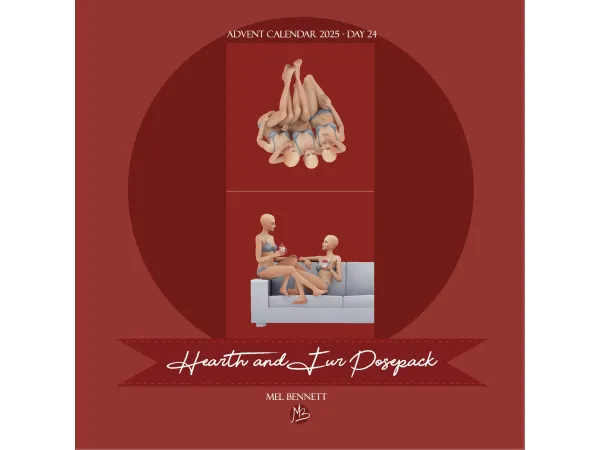 Advent Calendar 2025 - Day 24 - Hearth and Fur Posepack