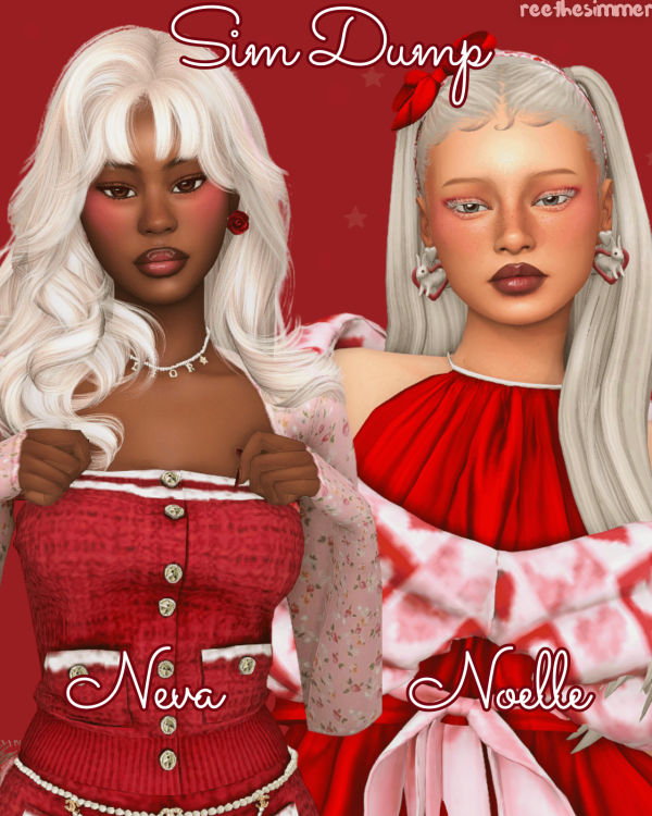 Mix Christmas Sim Dump by simsfinds - The Sims 4 Custom Content