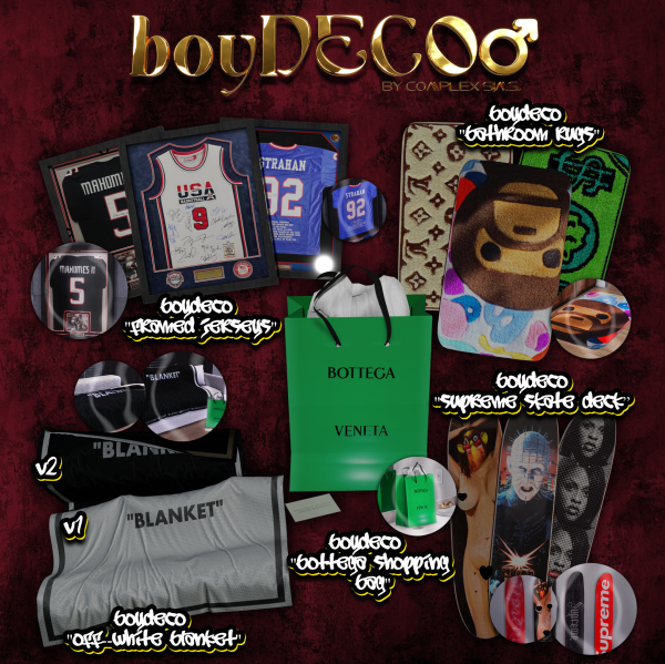 Alpha boyDECO SIMS 4 MASCULINE AESTHETIC DECOR by simsfinds - The Sims 4 Custom Content