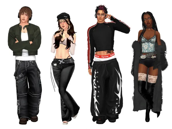 Mix Lookbook 34 by simsfinds - The Sims 4 Custom Content