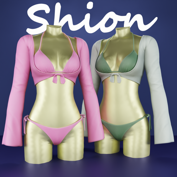 Alpha Shion Cecilia Swimwear by shion_sims - The Sims 4 Custom Content