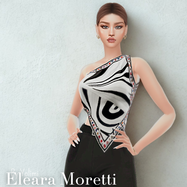 Alpha Eleara Moretti Rich Girl Energy - The Sims 4 custom content