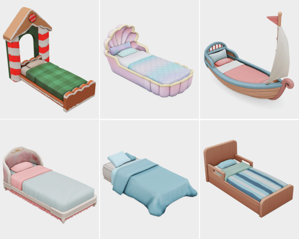 Maxis Match toddler beds sims 4 finds by simsfinds - The Sims 4 Custom Content