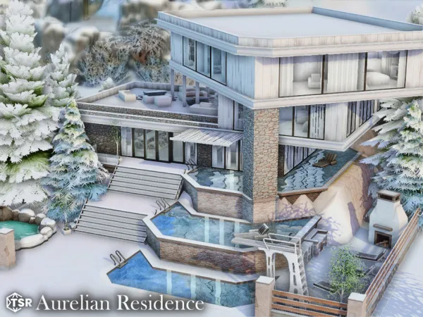 Maxis Match Aurelian Residence l noCC by simzmora - The Sims 4 Custom Content