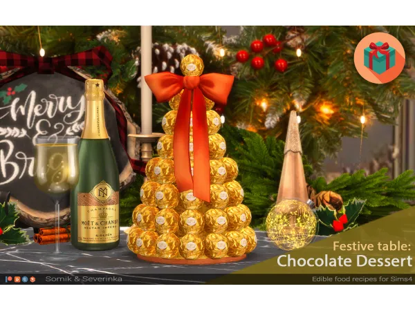 Mix Pyramid of Sweets by simsfinds - The Sims 4 Custom Content