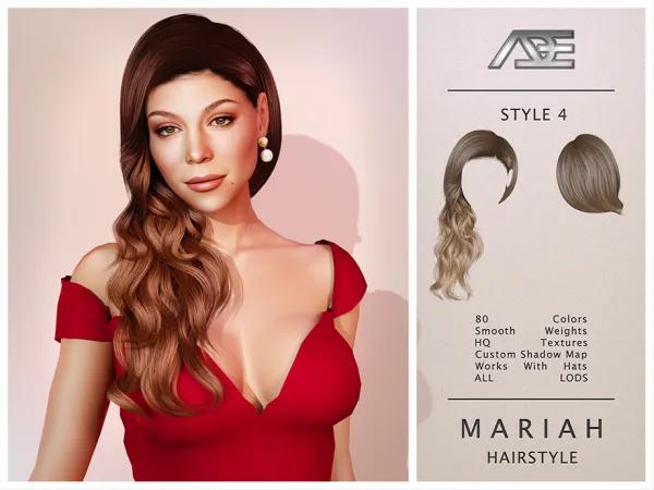 Mariah - Style 4 (Hairstyle)