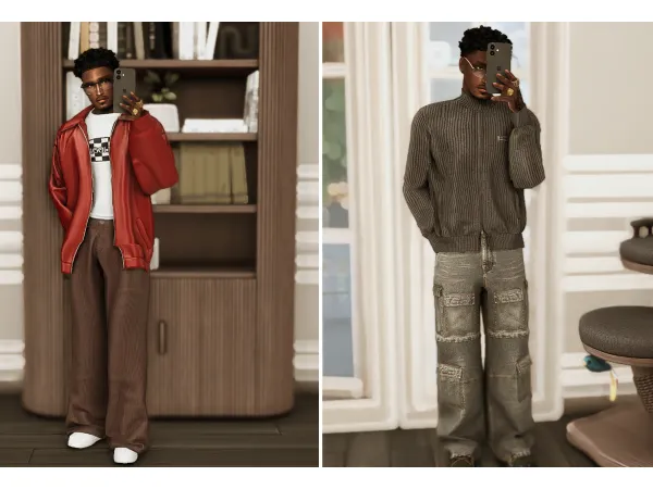 Alpha ASHERS LOOKBOOK by simsfinds - The Sims 4 Custom Content