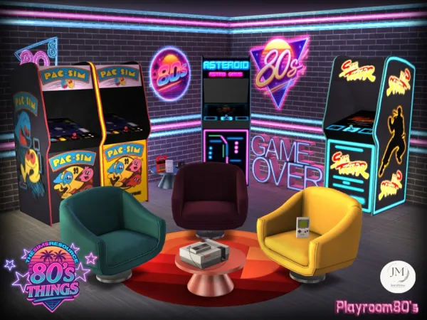 Mix Playroom 80s things set2 by thesimsresource - The Sims 4 Custom Content