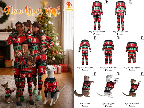 Alpha Daph's NEW YEAR GIFT PART 1 - The Sims 4 Custom Content