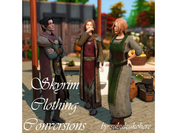 Skyrim Clothing Conversions by sulsulzukohere