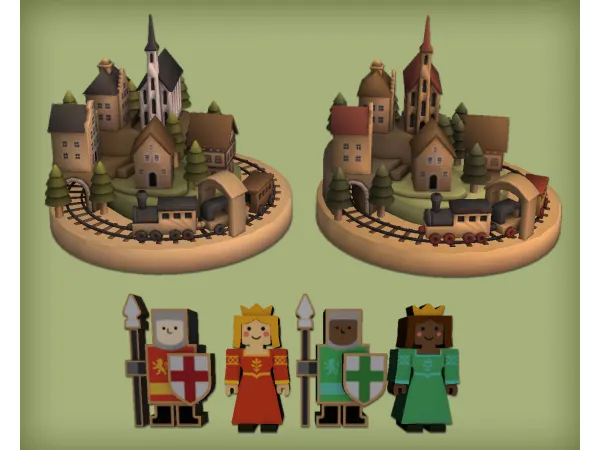 Story Book Village Dollhouse for by jacky93sims - The Sims 2 Custom Content